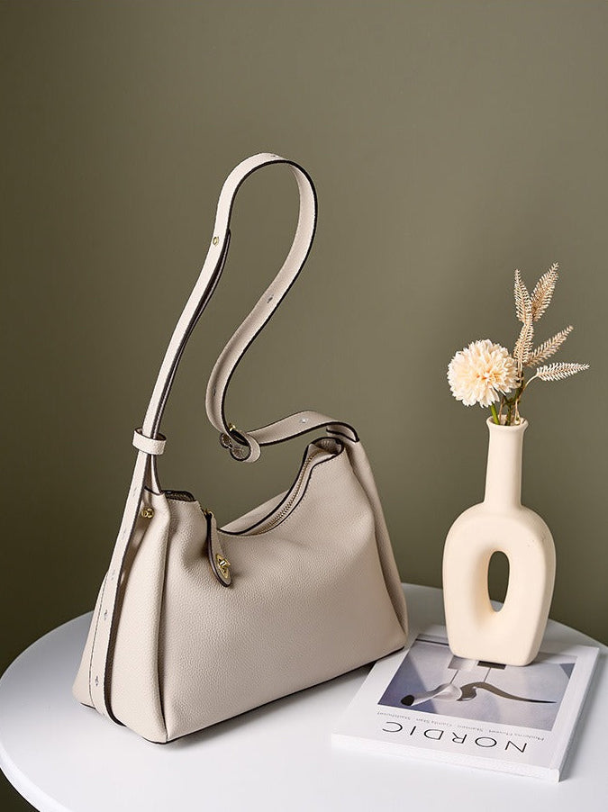 Casual Leather Shoulder Bag