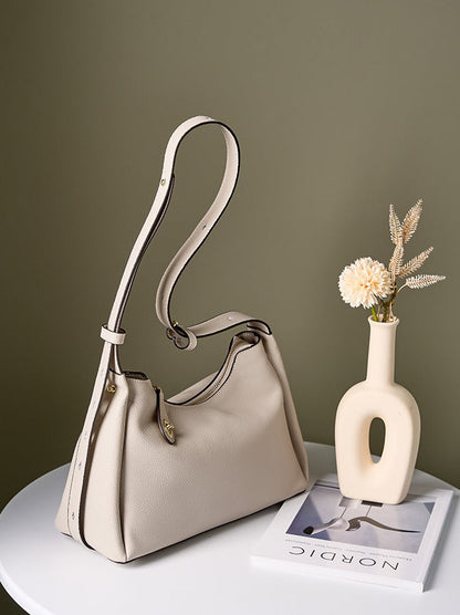 Casual Leather Shoulder Bag