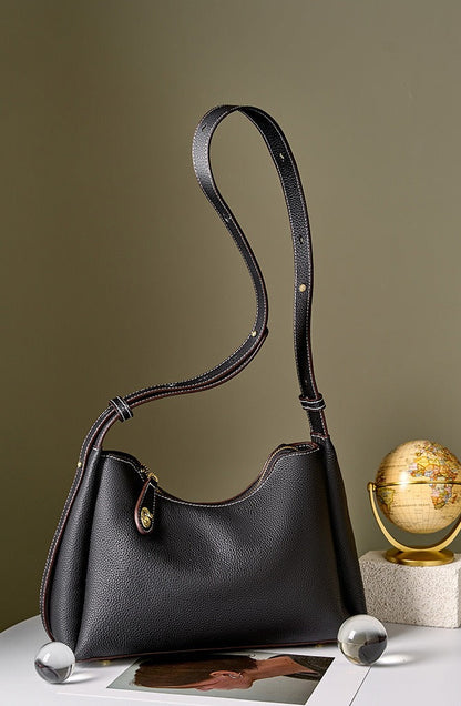 Casual Leather Shoulder Bag