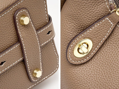 Casual Leather Shoulder Bag