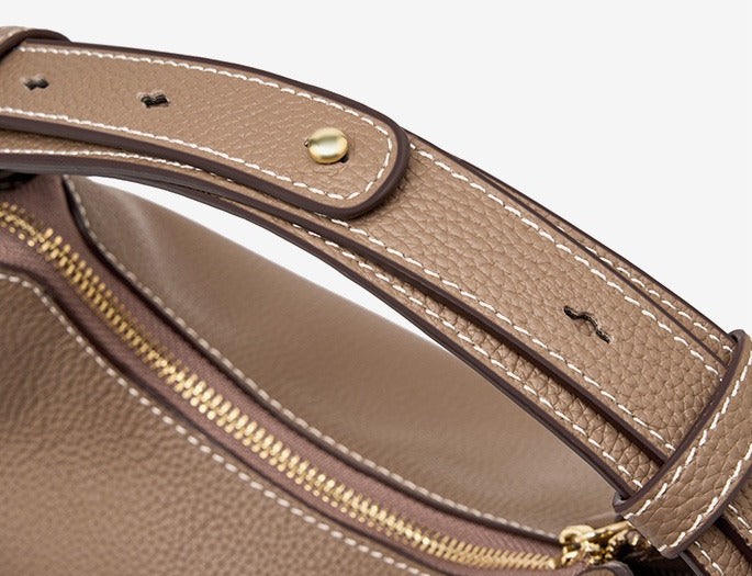 Casual Leather Shoulder Bag