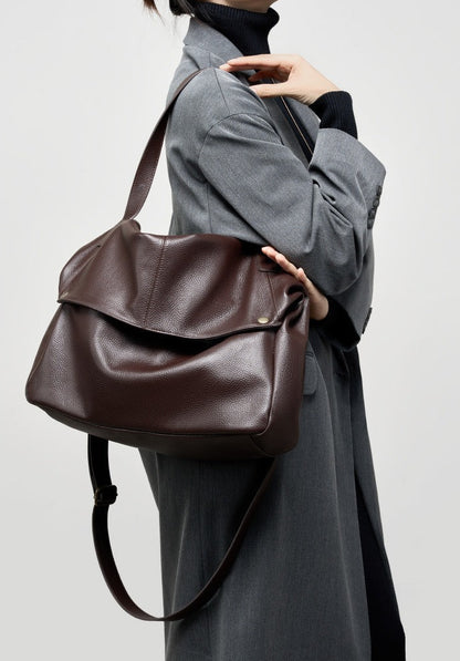 Multi-Way Everyday Leather Crossbody Bag