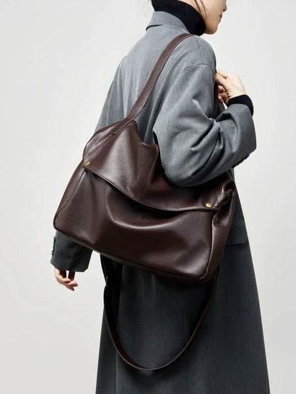 Multi-Way Everyday Leather Crossbody Bag