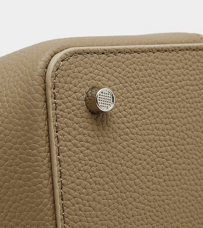 Leather Bucket Tote Inner Pouch