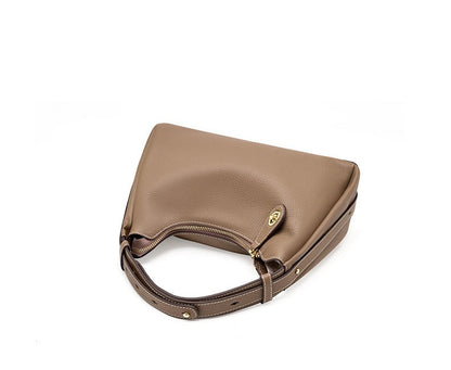 Casual Leather Shoulder Bag