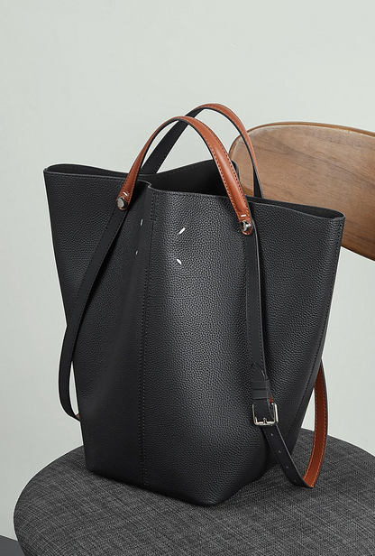 Leather Bucket Tote Inner Pouch