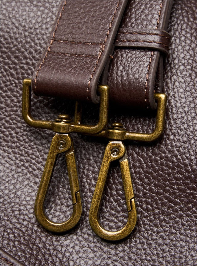 Multi-Way Everyday Leather Crossbody Bag