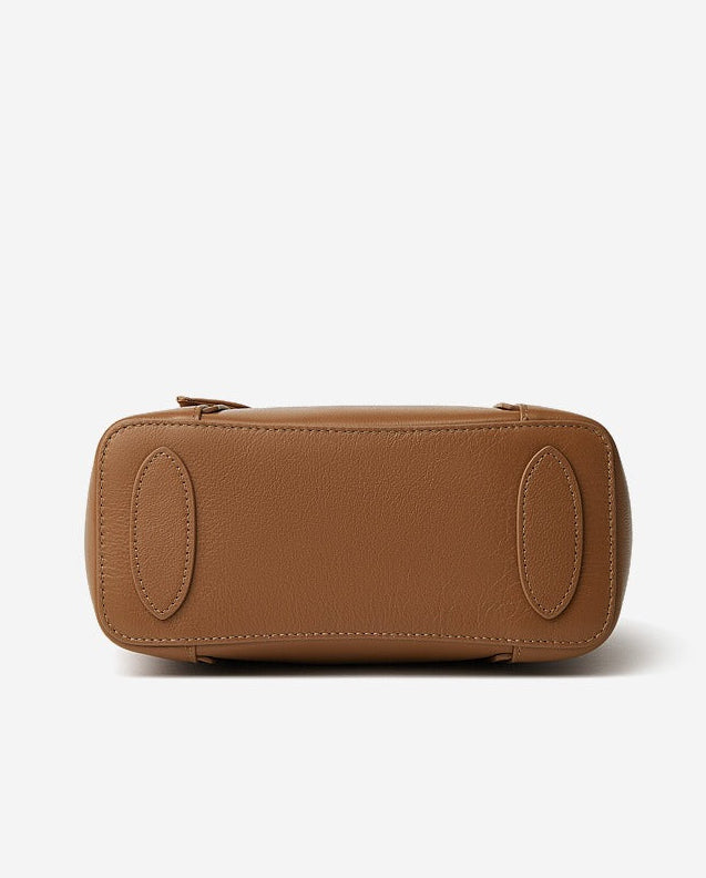 Silk Scarf Leather Tote Bag