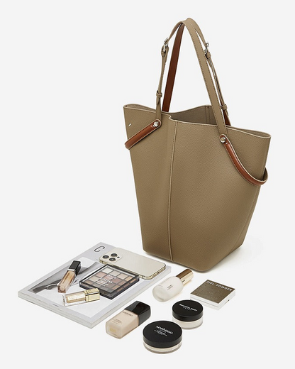 Leather Bucket Tote Inner Pouch
