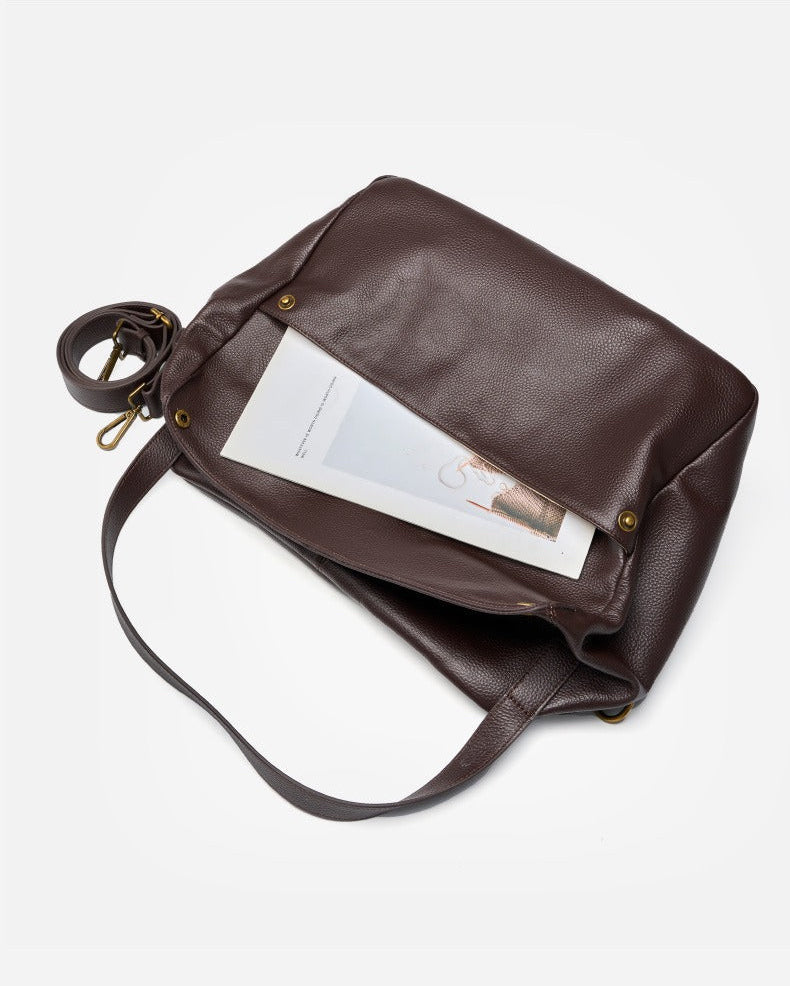 Multi-Way Everyday Leather Crossbody Bag