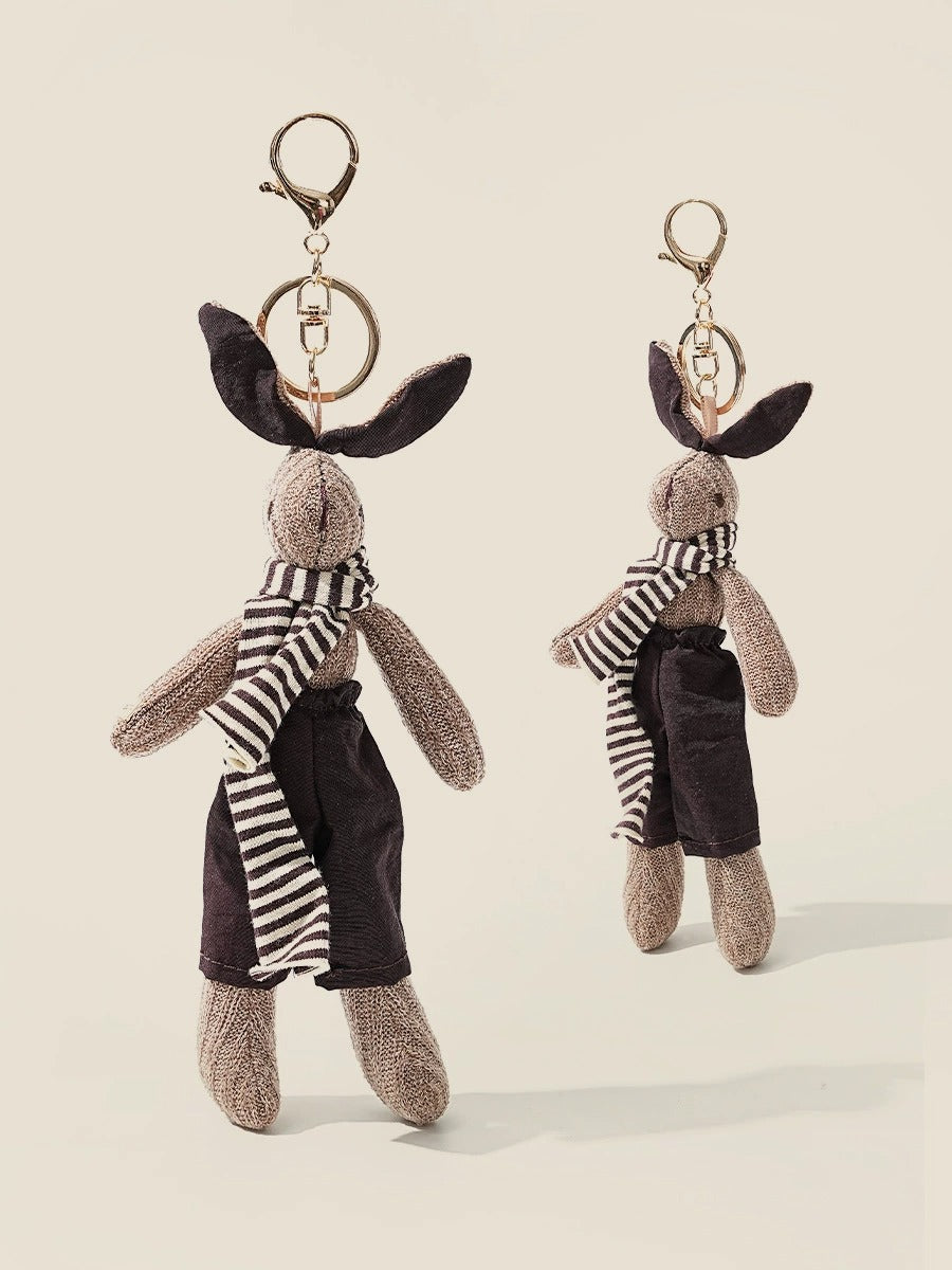 Cute Knitted Rabbit Bag Charm