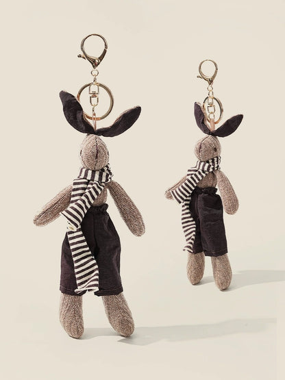 Cute Knitted Rabbit Bag Charm