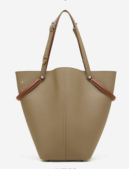 Leather Bucket Tote Inner Pouch