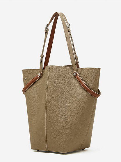 Leather Bucket Tote Inner Pouch