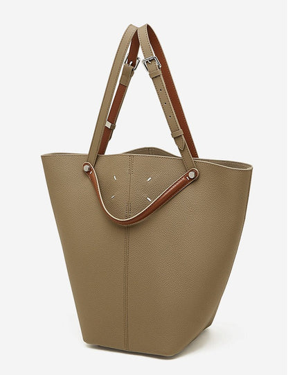 Leather Bucket Tote Inner Pouch