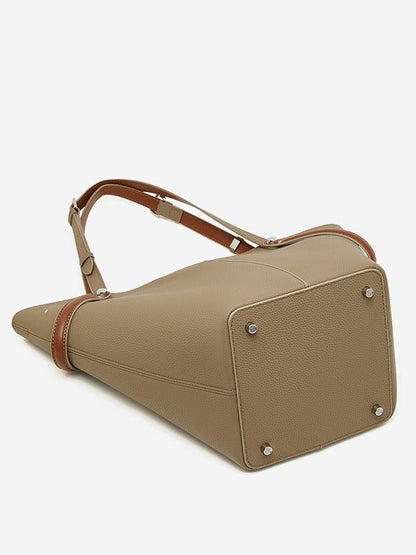 Leather Bucket Tote Inner Pouch
