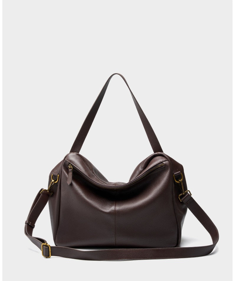 Multi-Way Everyday Leather Crossbody Bag