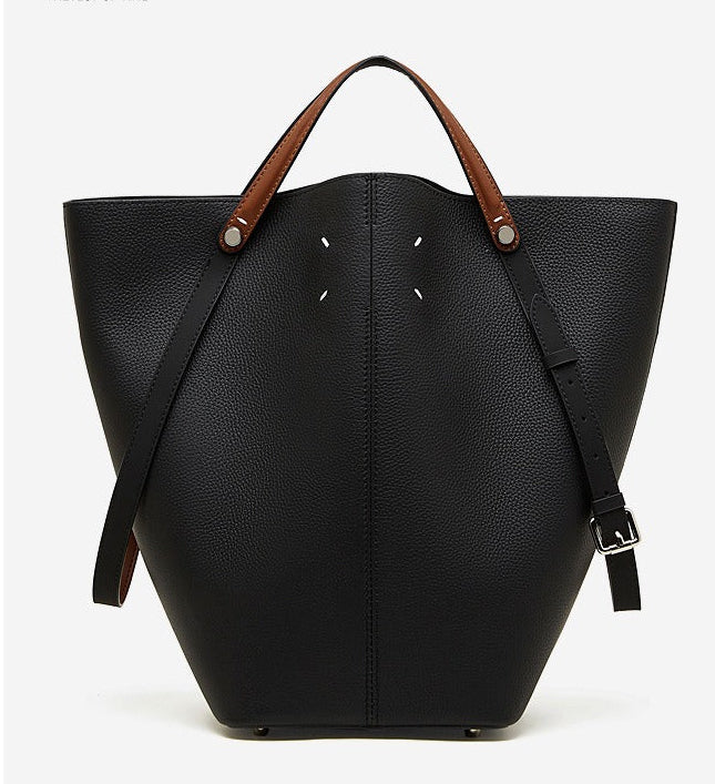 Leather Bucket Tote Inner Pouch