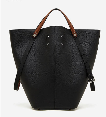 Leather Bucket Tote Inner Pouch