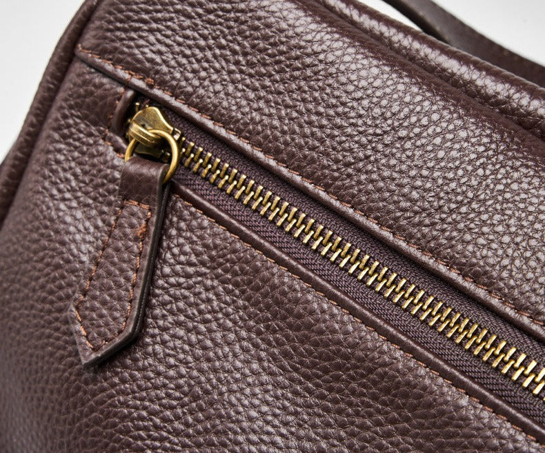 Multi-Way Everyday Leather Crossbody Bag