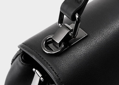 Classic Quilted Real Leather Handbag