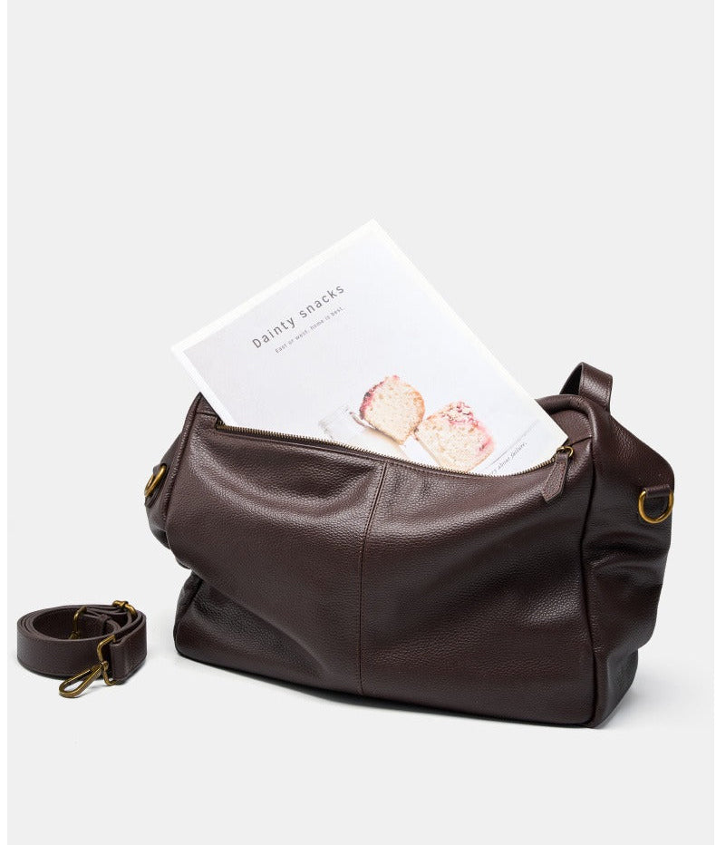 Multi-Way Everyday Leather Crossbody Bag