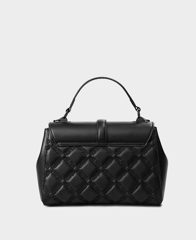 Classic Quilted Real Leather Handbag