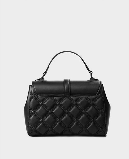 Classic Quilted Real Leather Handbag