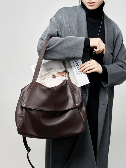 Multi-Way Everyday Leather Crossbody Bag
