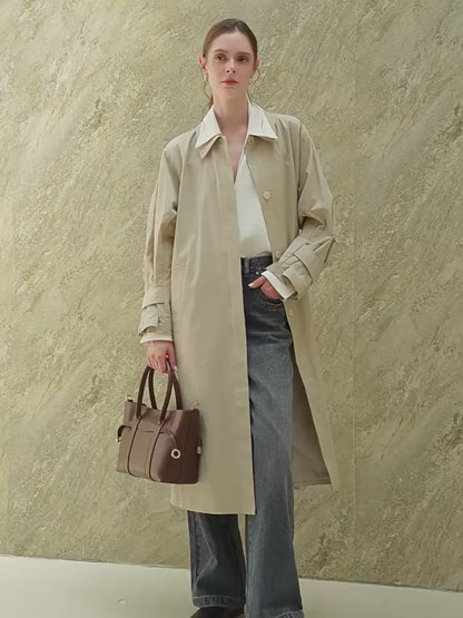 Urban Premium Cowhide Spacious Commuter Shoulder Bag
